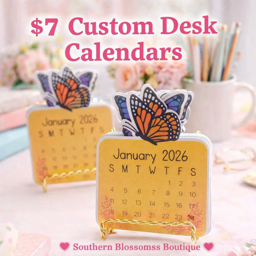 2026 Mini Desk Calendars – Western & Fun Designs